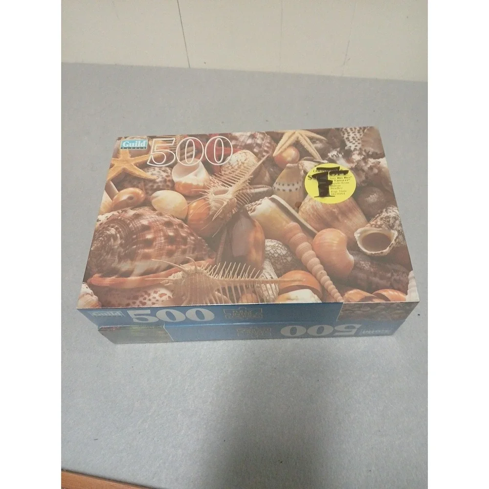 2pcs LOT! Vintage Guild & MB 500  & 500 Piece Jigsaw Puzzle BRAND NEW 2 PUZZLES
